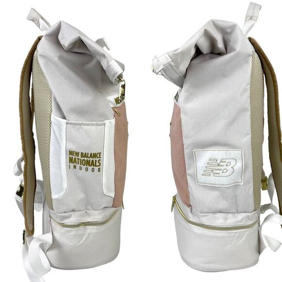 2020 NBNI New Balance Nationals Indoor Championship Backpack Bag Pink Gold White main image 13